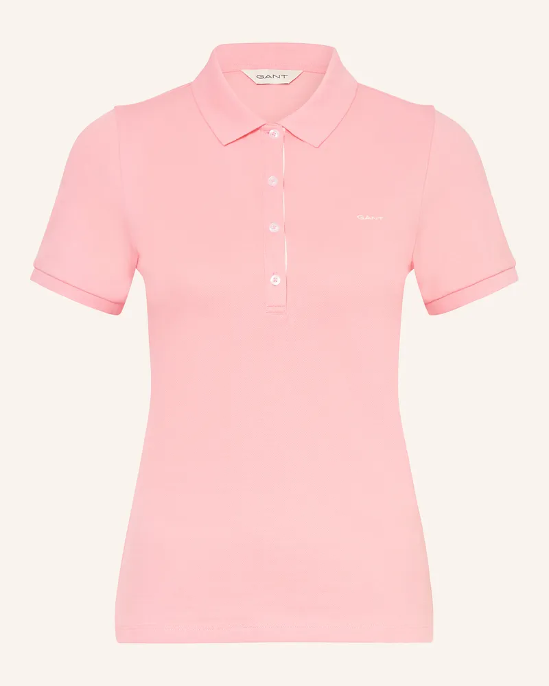 Gant Jersey-Poloshirt pink Hellrosa