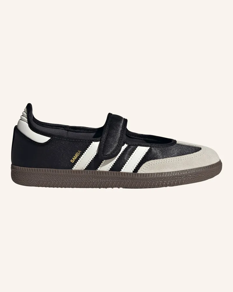 adidas Mary-Jane-Ballerinas Samba Jane schwarz Schwarz