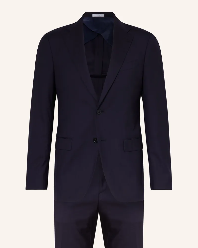 Boglioli Anzug Extra Slim Fit blau Dunkelblau