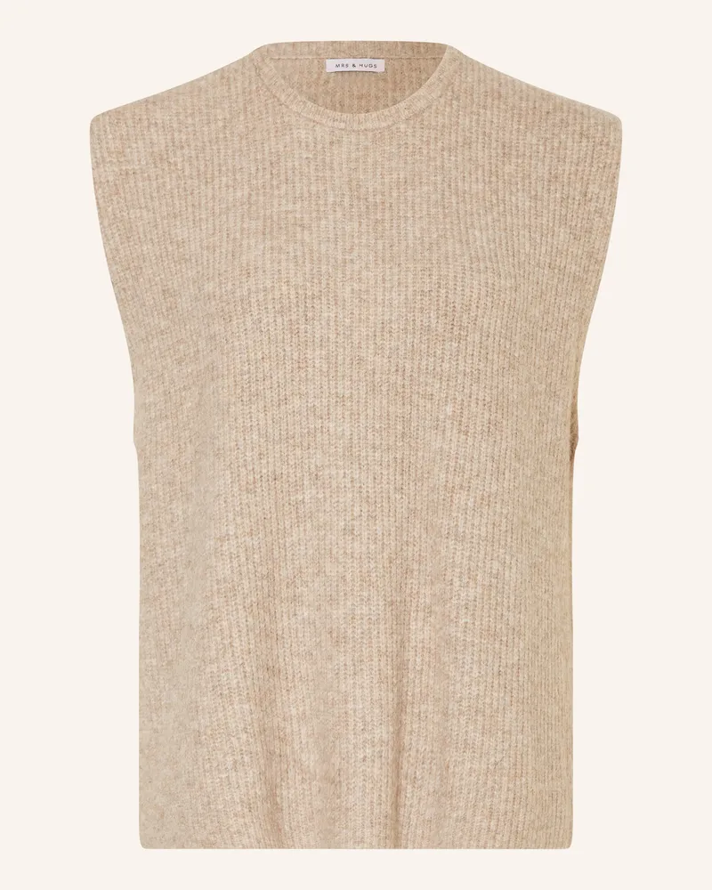 Mrs & HUGS Pullunder Taupe