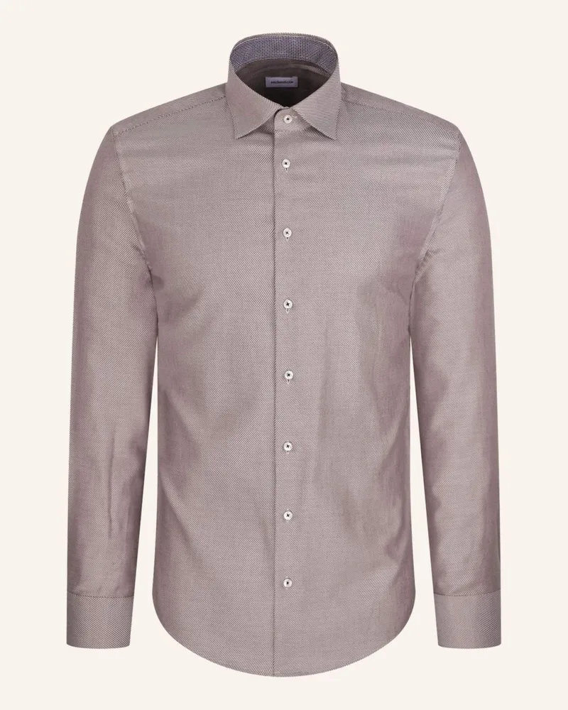 Seidensticker Business Hemd Slim Fit braun Braun