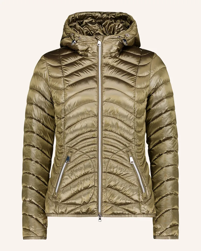 Cartoon Steppjacke gruen Oliv