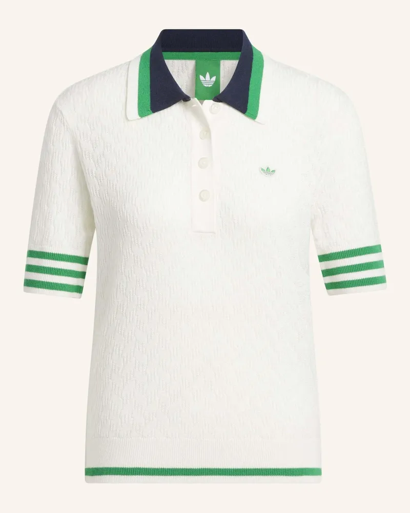adidas ORIGINALS KNIT POLOSHIRT Weiss
