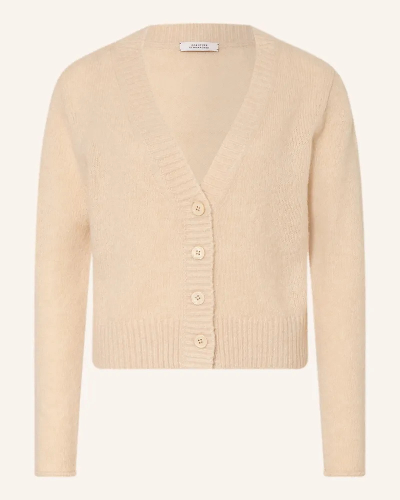 Dorothee Schumacher Strickjacke Luxury Love Aus Cashmere beige Beige