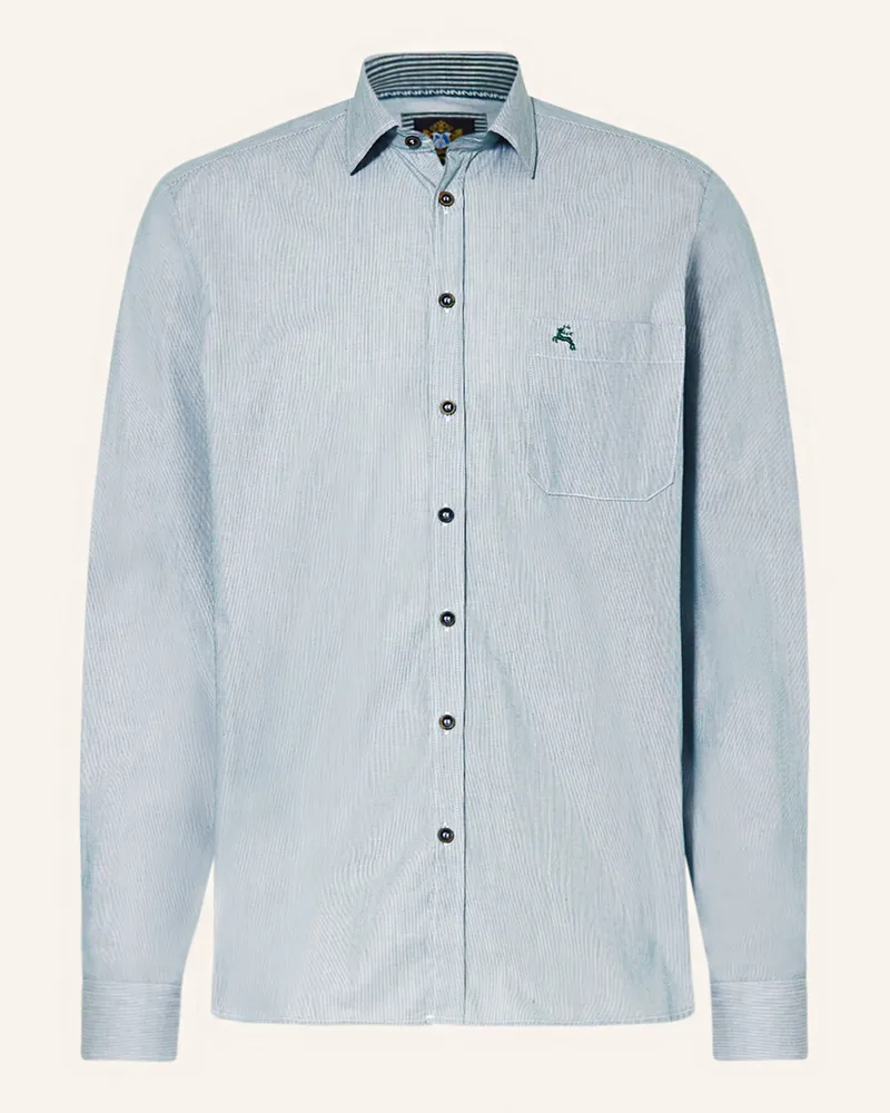 Hammerschmid Trachtenhemd Slim Fit Grün