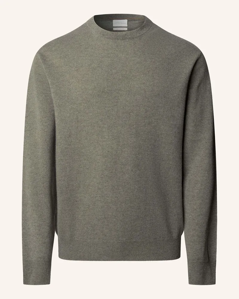 Hackett Pullover Sr Cashmere Crew gruen Grün