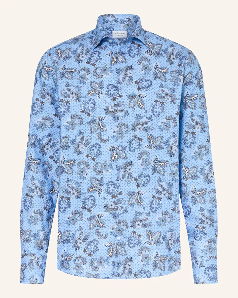 Stenströms Hemd Fitted Body Fit Hellblau