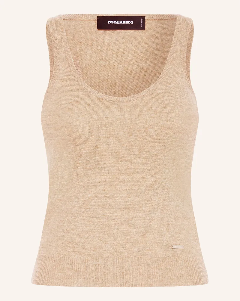 Dsquared2 Stricktop beige Hellbraun