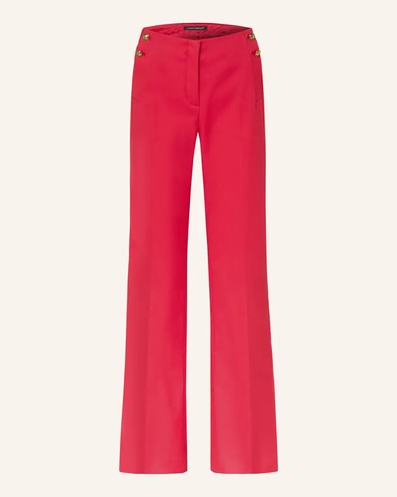 Luisa Cerano Bootcut-Hose rot Rot
