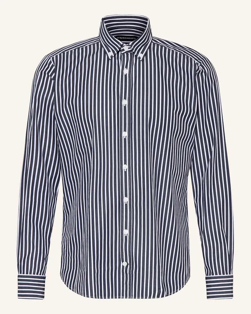 Strokesman's Hemd Comfort Fit Dunkelblau