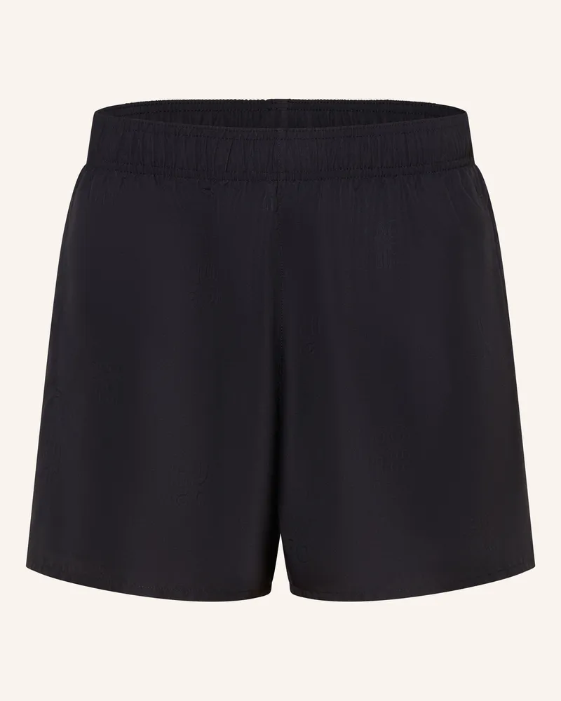 HUGO BOSS Badeshorts Tonal Logo schwarz Schwarz
