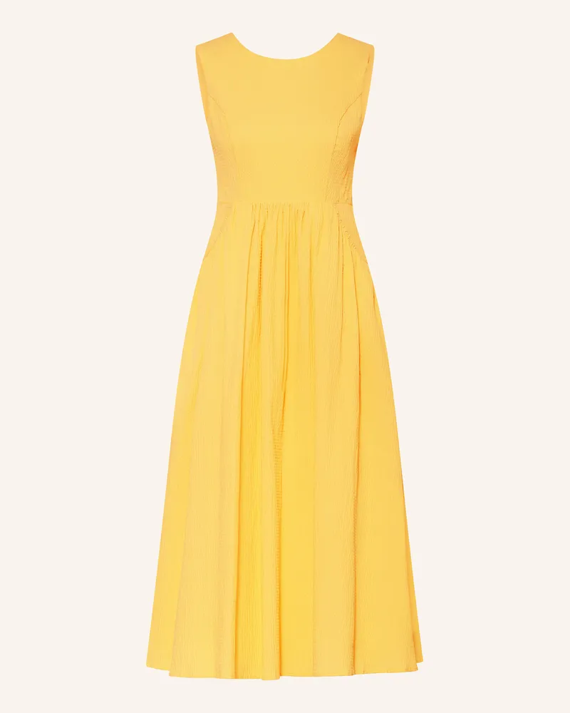 Selected Kleid mit Cut-out Gelb