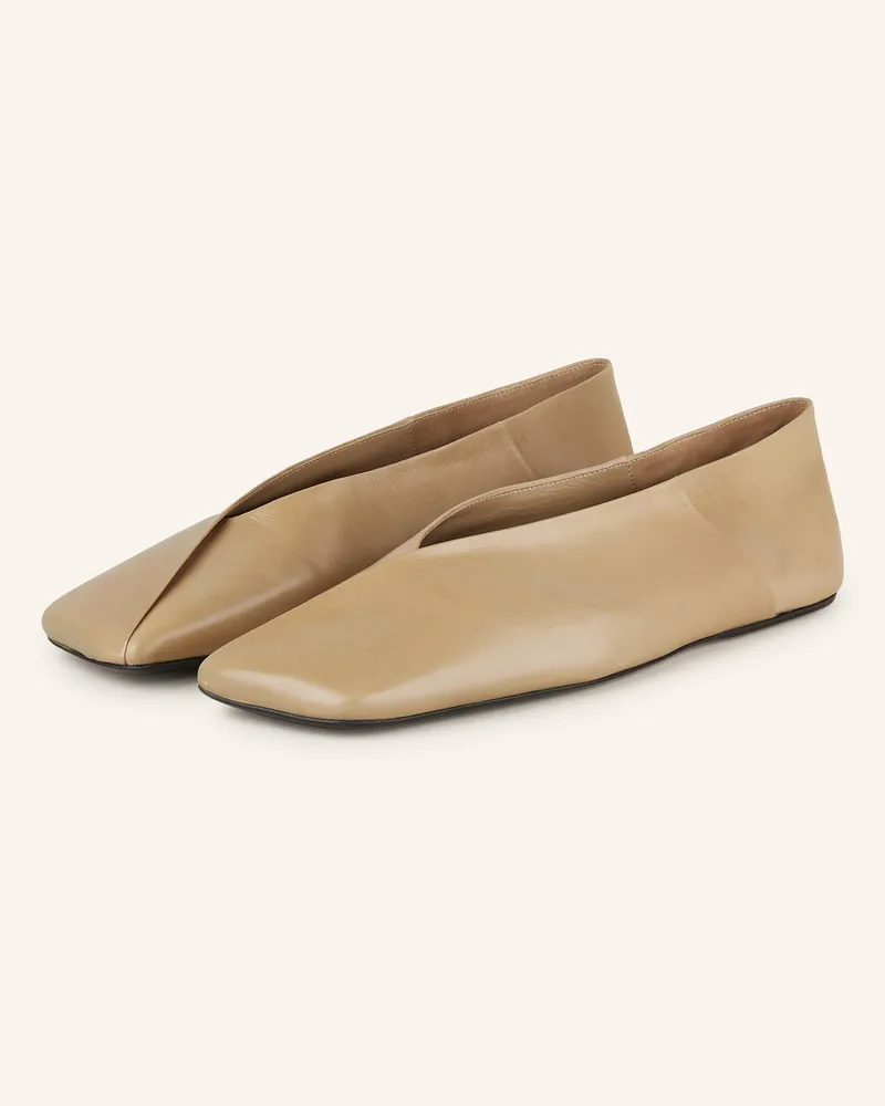 Jil Sander Ballerinas Beige