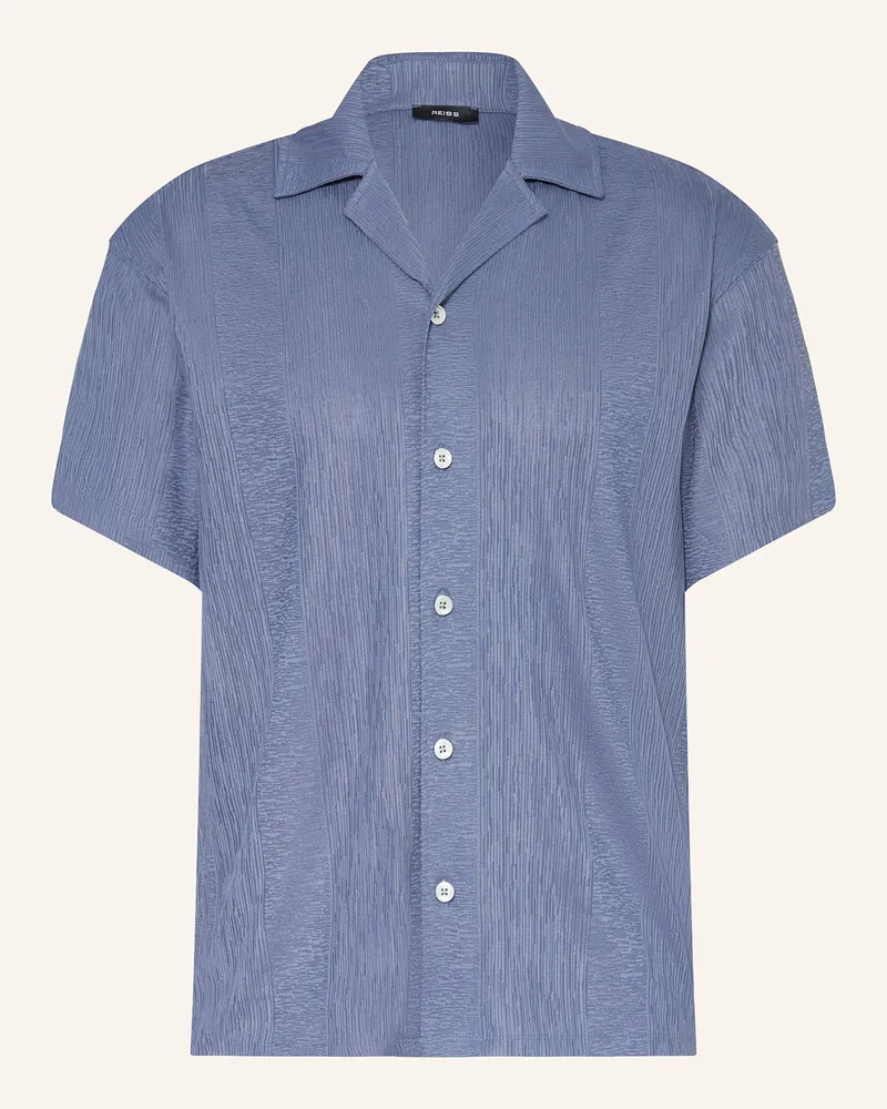 Reiss Resorthemd ANDO Regular Fit Blaugrau