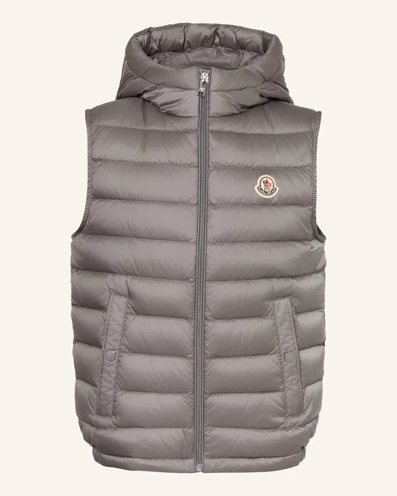 Moncler Daunenweste Uzay gruen Grau
