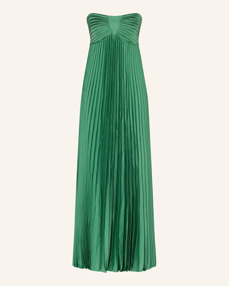 ba&sh Abendkleid WILLOW mit Plissees Grün