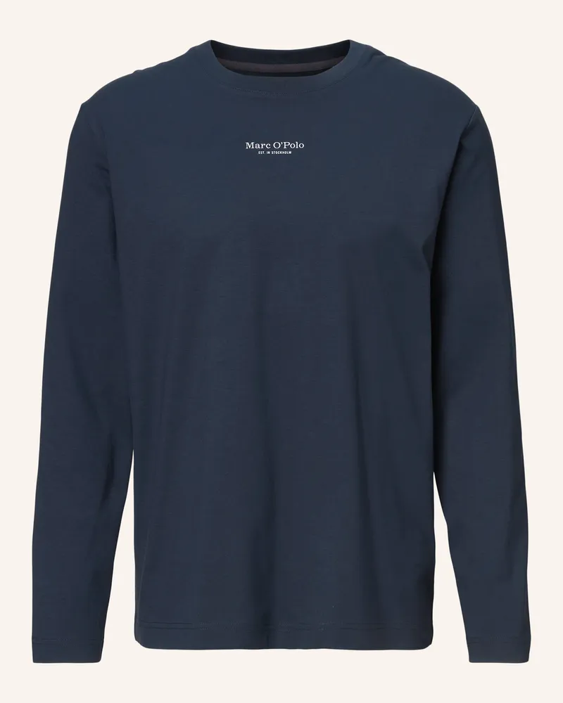 Marc O'Polo Langarm-Shirt Dunkelblau