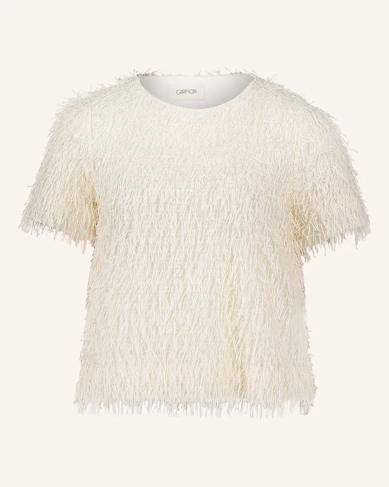 Cartoon Strickshirt weiss Ecru