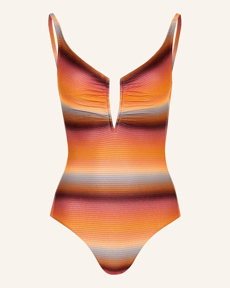 Maryan Mehlhorn Badeanzug Sundrenched Mit Glitzergarn orange Orange