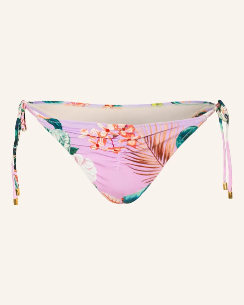 PilyQ Triangel-Bikini-Hose RUCHED TIE TENNY Helllila