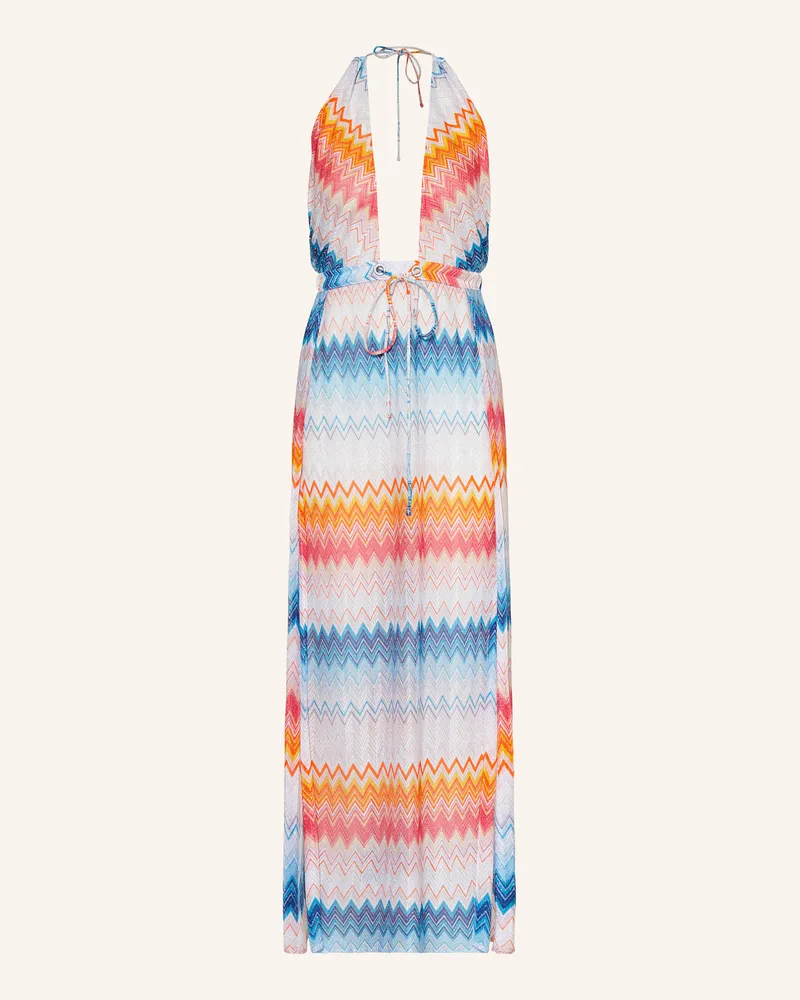 Missoni Strandkleid weiss Hellblau