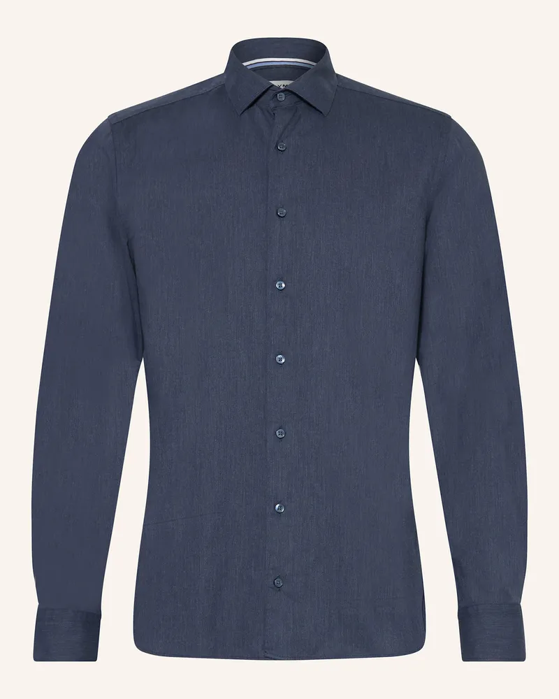 Olymp Hemd Level Five Body Fit blau Dunkelblau