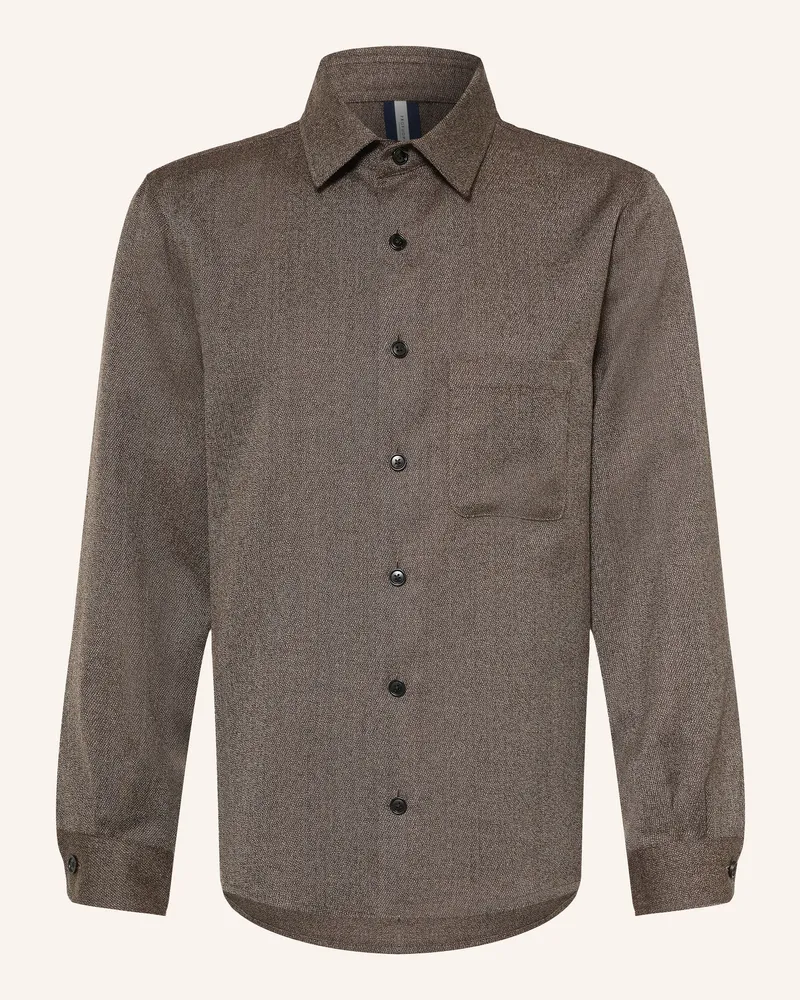 Profuomo Overshirt braun Taupe