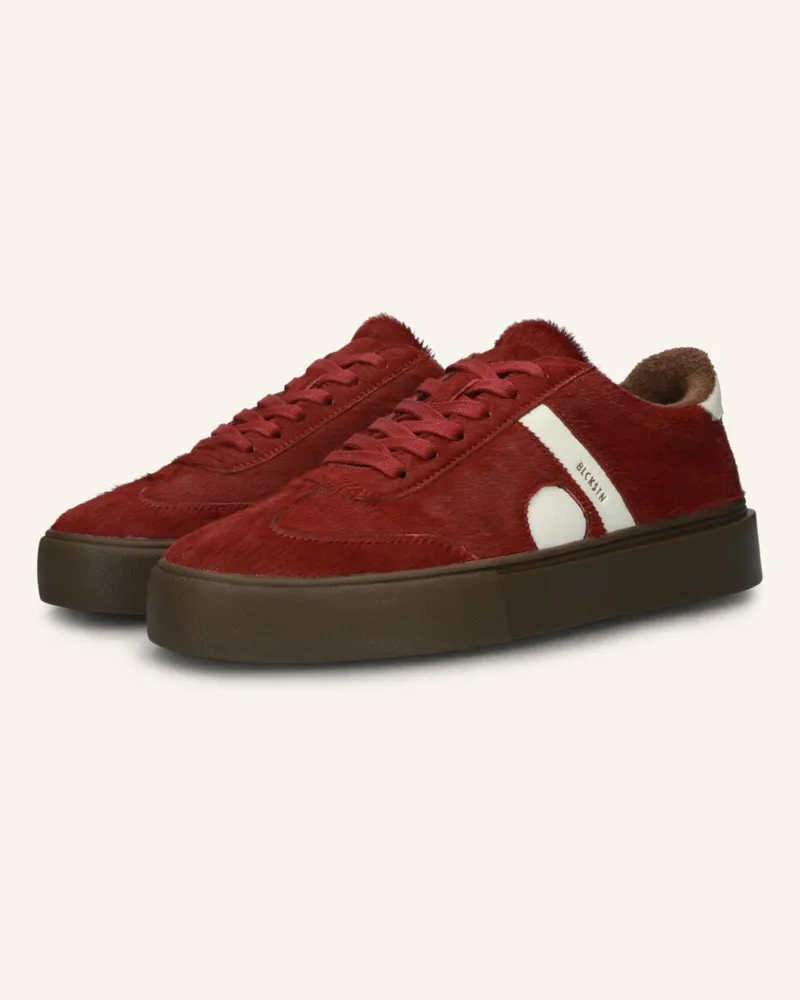 Blackstone Sneaker rot Dunkelrot