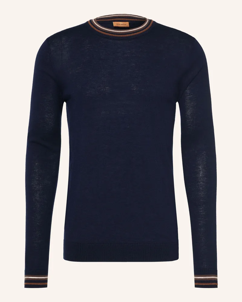Mos Mosh Pullover Mmgadam blau Dunkelblau