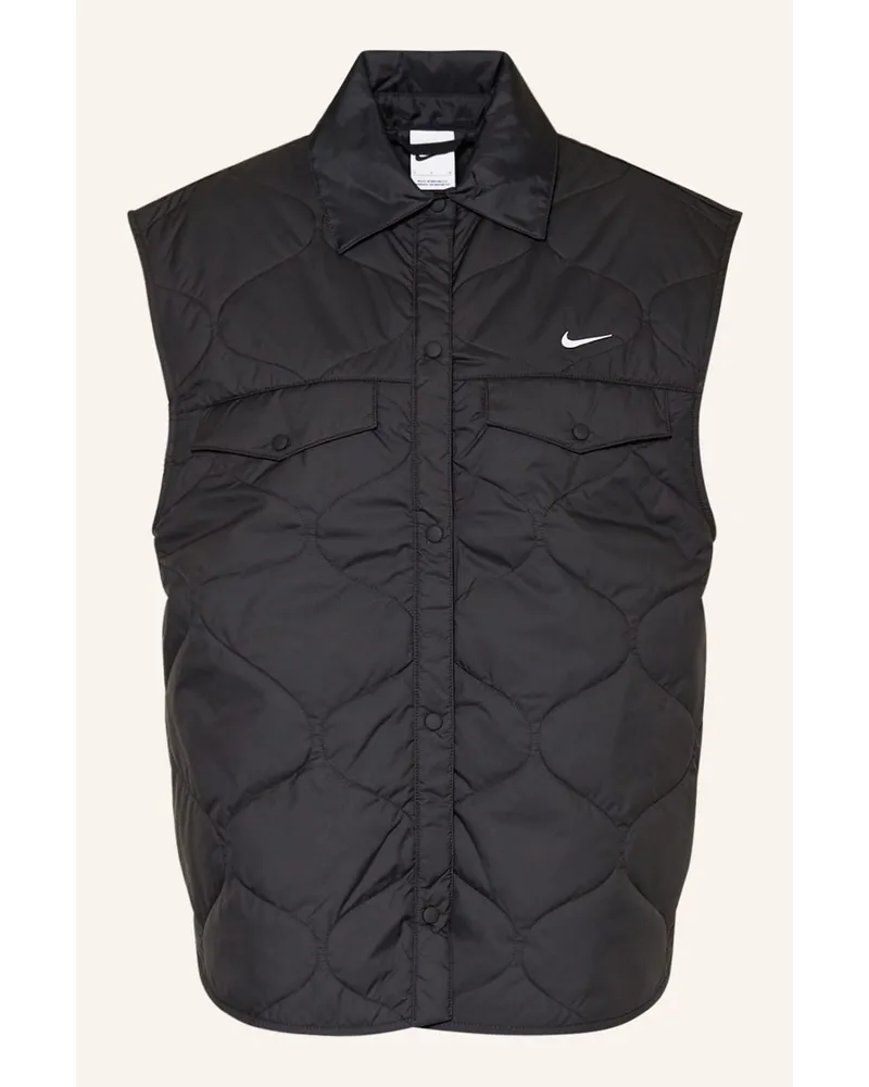 Nike Steppweste SPORTSWEAR ESSENTIALS Schwarz