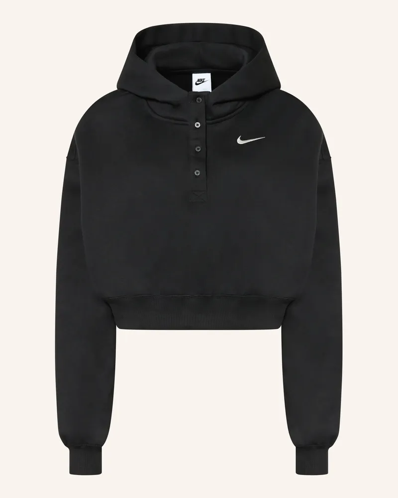Nike Cropped-Hoodie Phoenix schwarz Schwarz