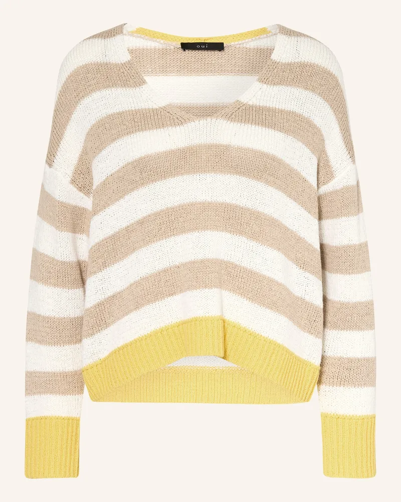 Oui  Pullover weiss Weiss