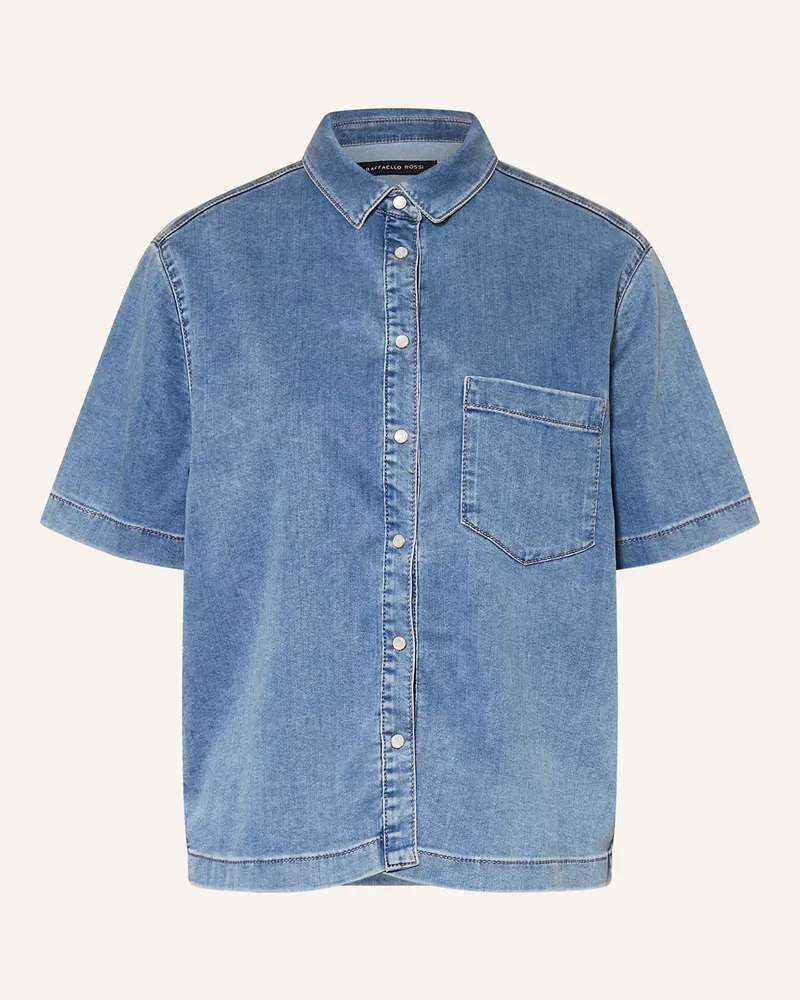 RAFFAELLO ROSSI  Jeansbluse Giuliette blau Hellblau