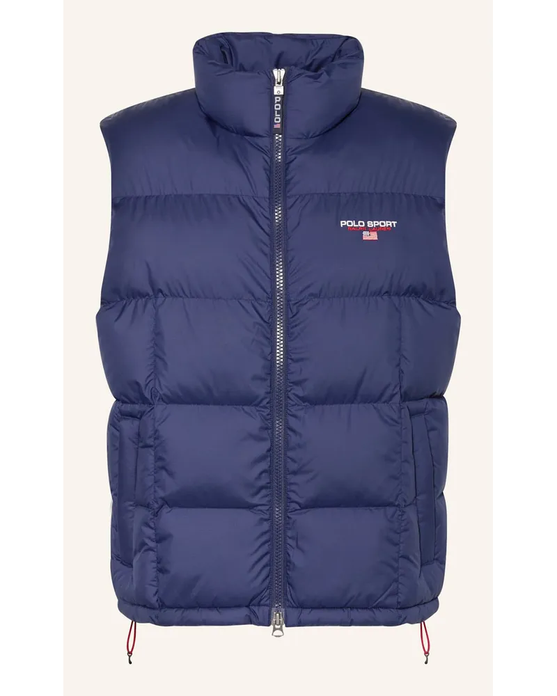 Ralph Lauren Steppweste Blau