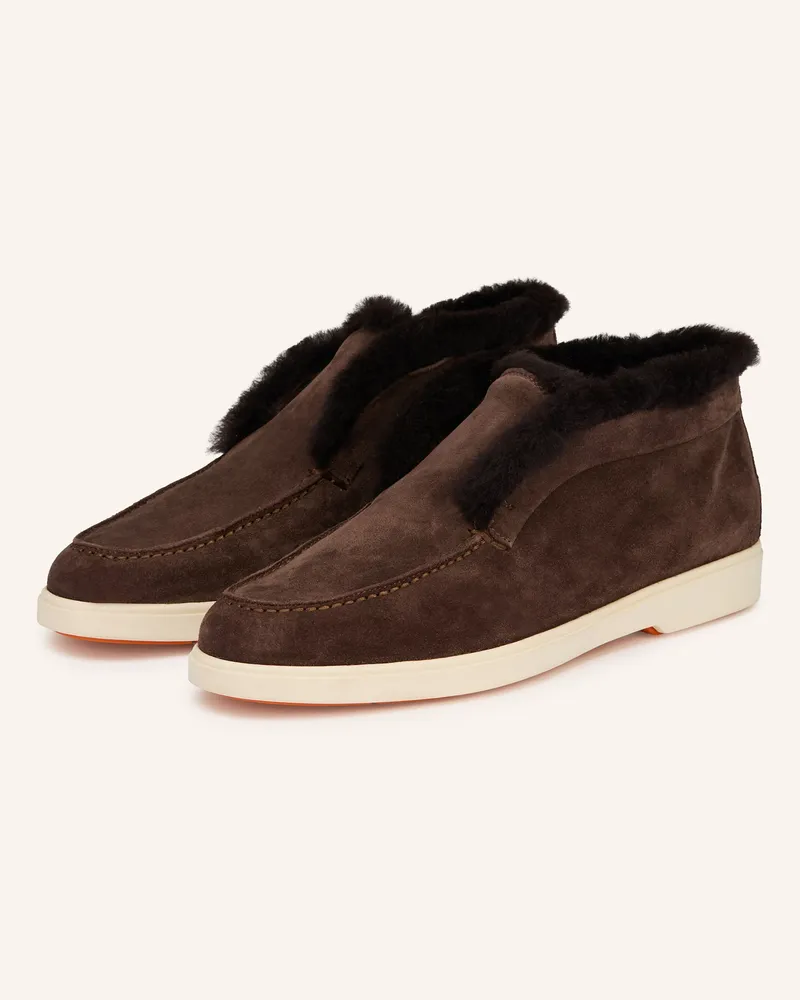 Santoni Boots FORTUNE Dunkelbraun