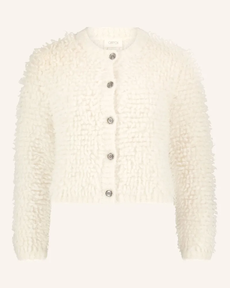Cartoon Strickjacke weiss Ecru