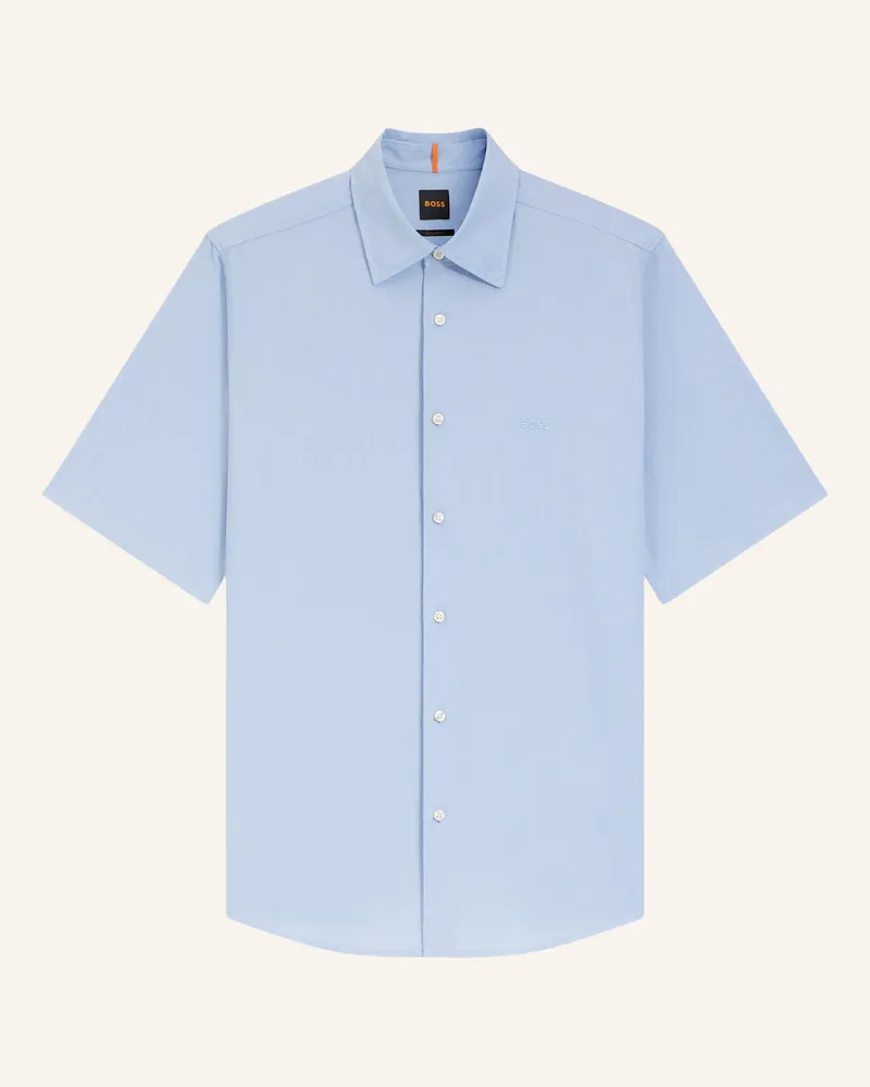HUGO BOSS Casual Hemd Rash_2_M Regular Fit blau Blau