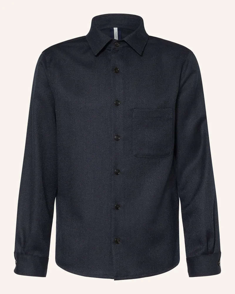 Profuomo Overshirt blau Dunkelblau