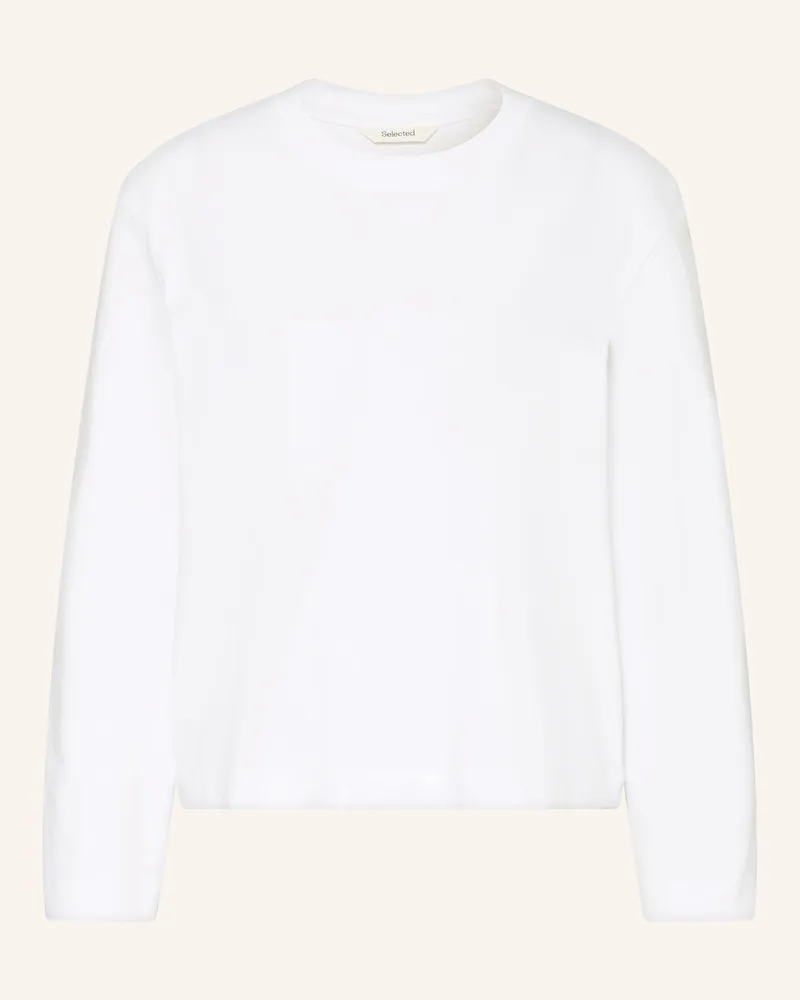 Selected Longsleeve Weiss