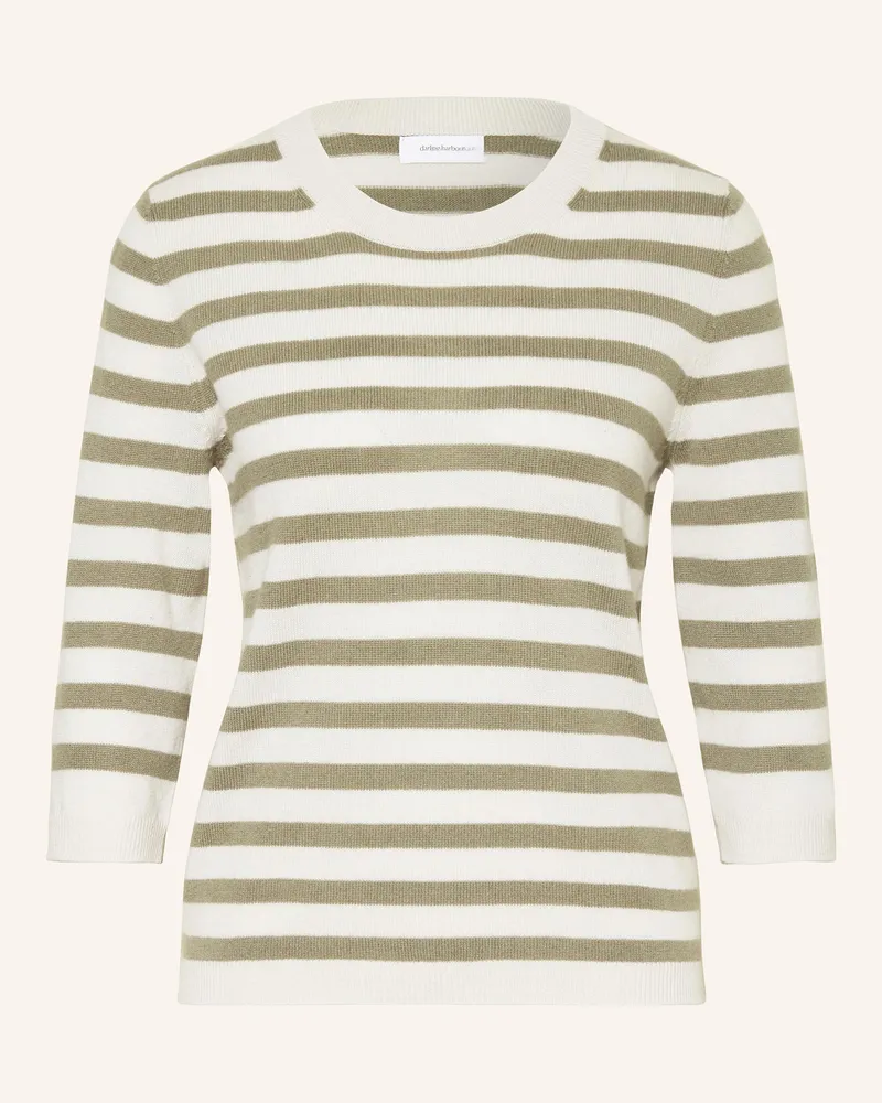 Darling Harbour Cashmere-Pullover mit 3/4-Arm Ecru