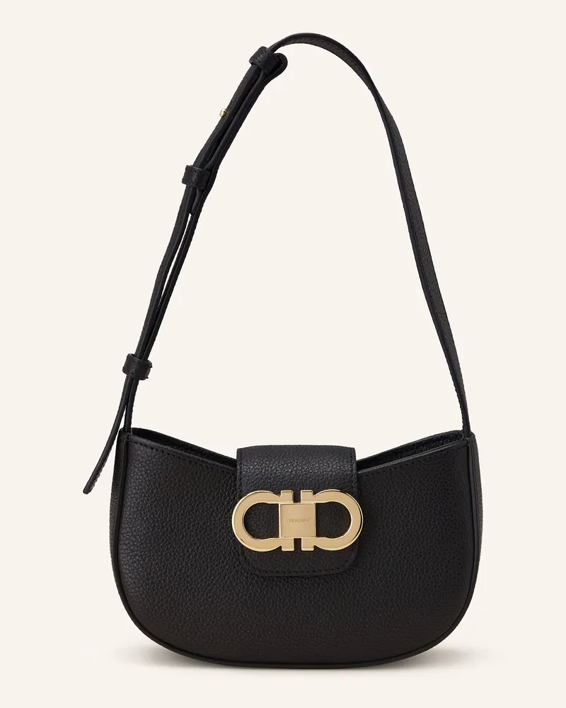 Ferragamo Handtasche GABRY MINI Schwarz