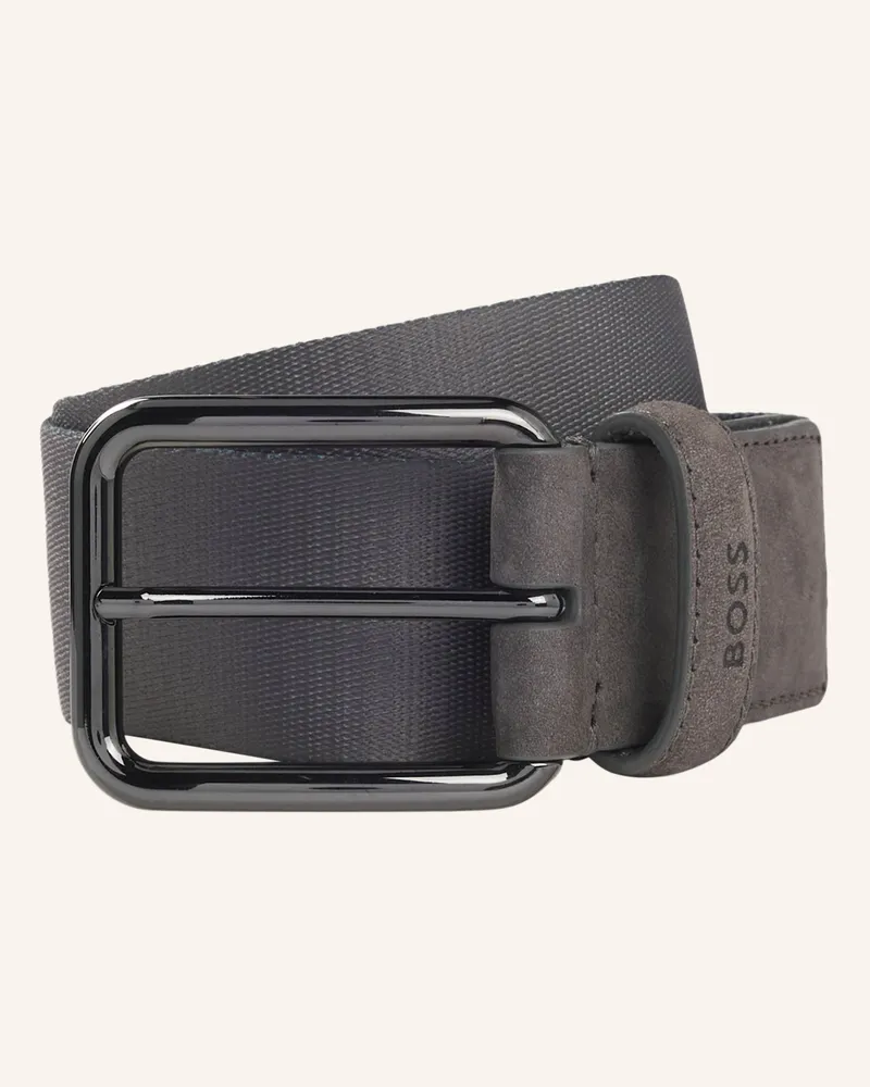 HUGO BOSS Business Gürtel Amter-Tpnb_Sz35_Am grau Grau