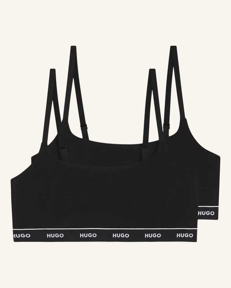 HUGO BOSS Bh Twin Bralette Design rot Weiss