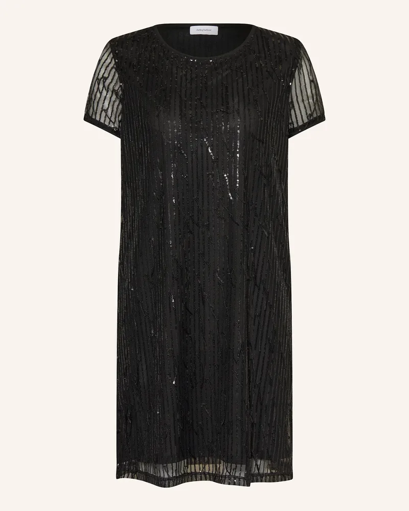 Darling Harbour Mesh-Kleid Mit Pailletten schwarz Black