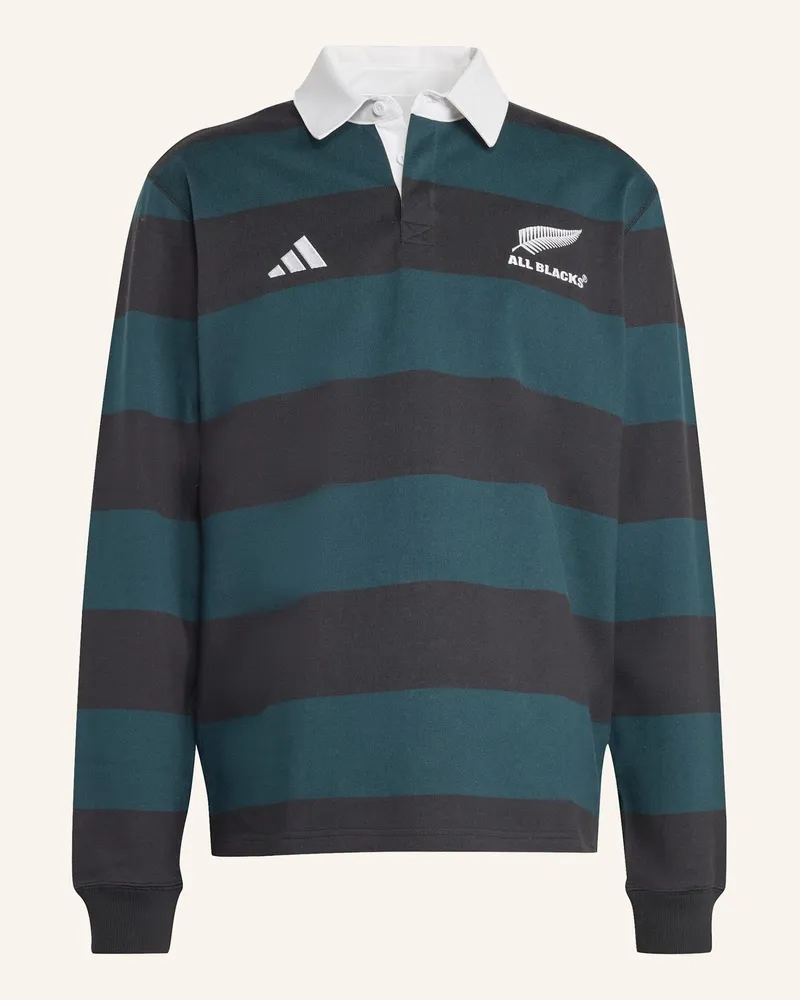 adidas ALL BLACKS HERITAGE POLOSHIRT Schwarz