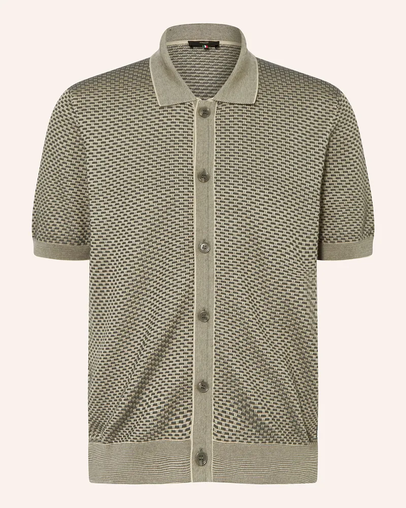 cinque Strickhemd CIJANNE Slim Fit Dunkelgrün