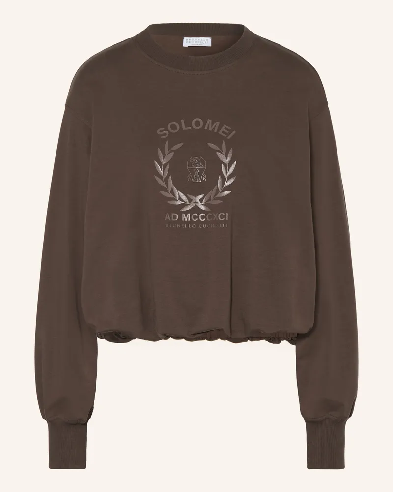 Brunello Cucinelli Sweatshirt Dunkelbraun