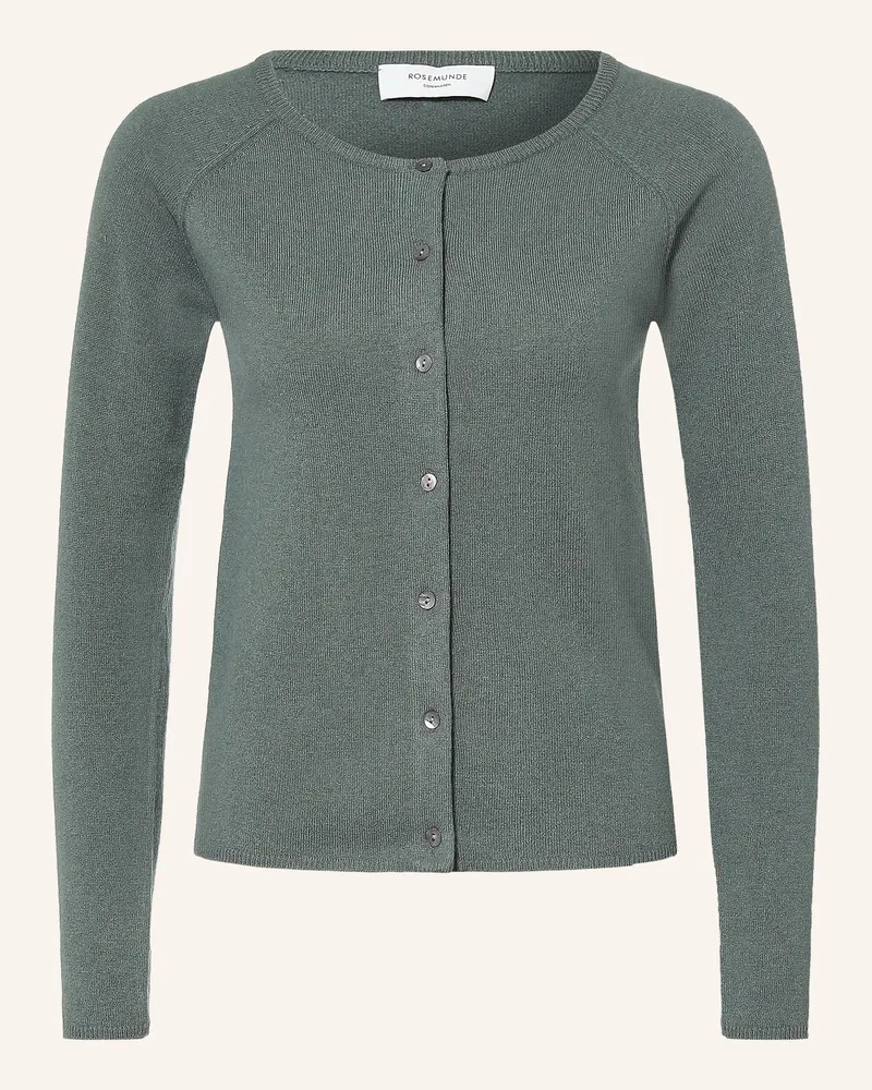 Rosemunde Strickjacke Laica Mit Cashmere gruen Grün