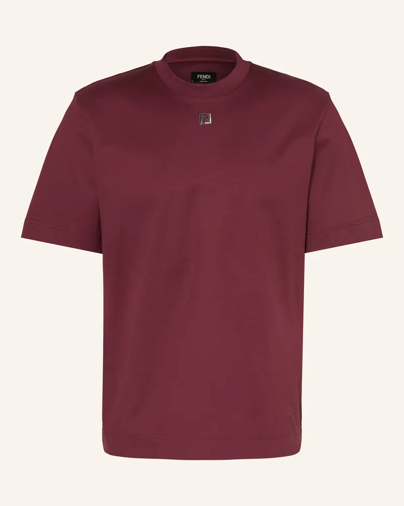 Fendi T-Shirt rot Dunkelrot