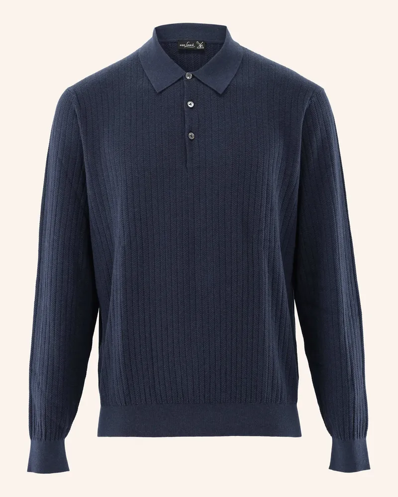 van Laack Pullover blau Dunkelblau